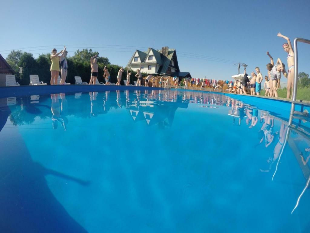 Osrodek Sportowo-Rekreacyjny Sloneczny Hotel Mszana Dolna Luaran gambar